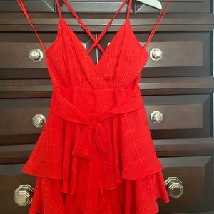 Red romper